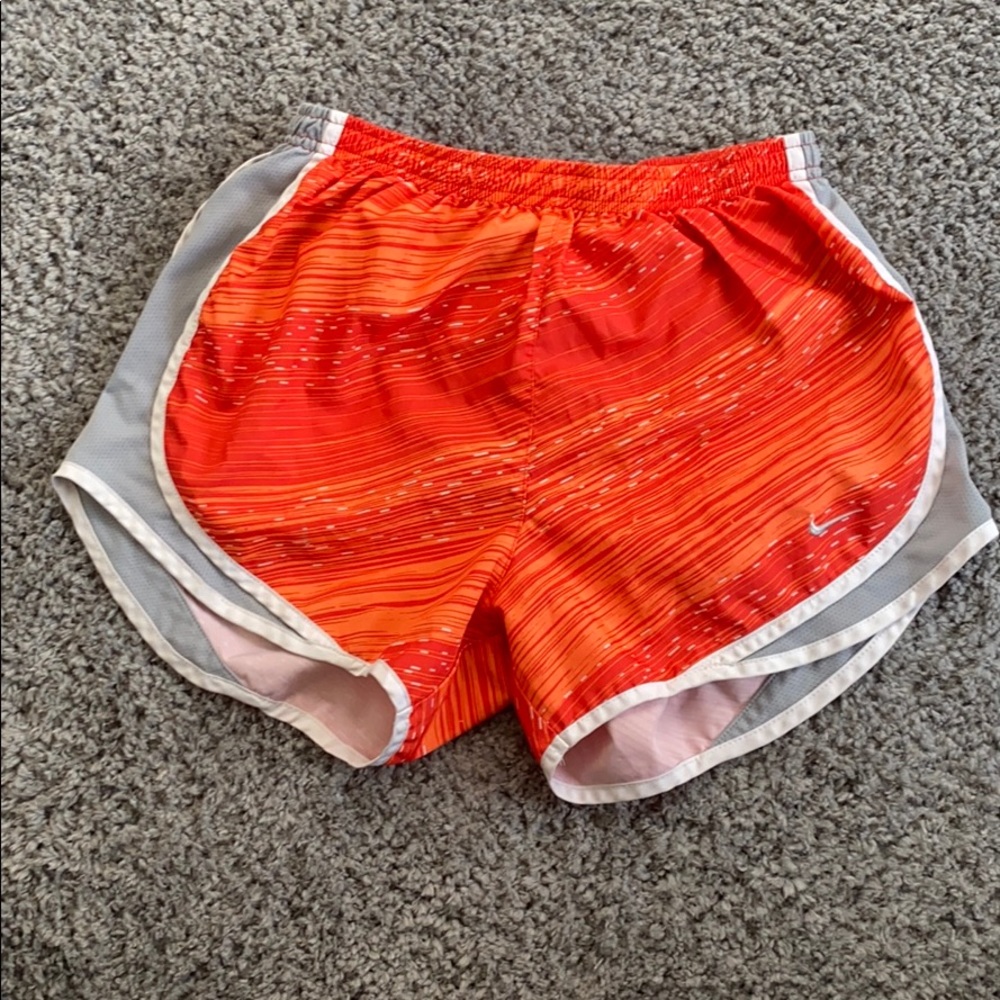Nike DriFit Orange Athletic Shorts
